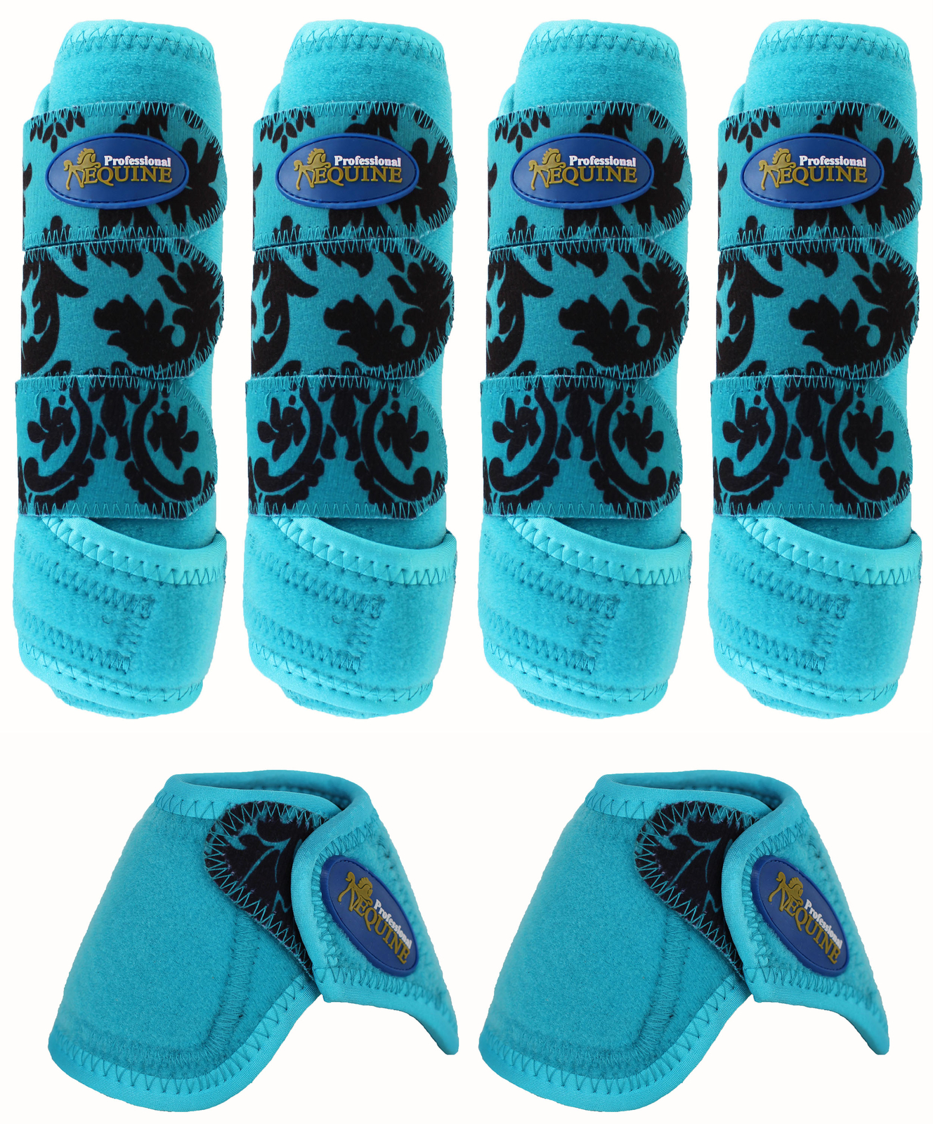 Horse  Professional Equine Sports Medicine Splint NoTurn Boots Bell 4131D