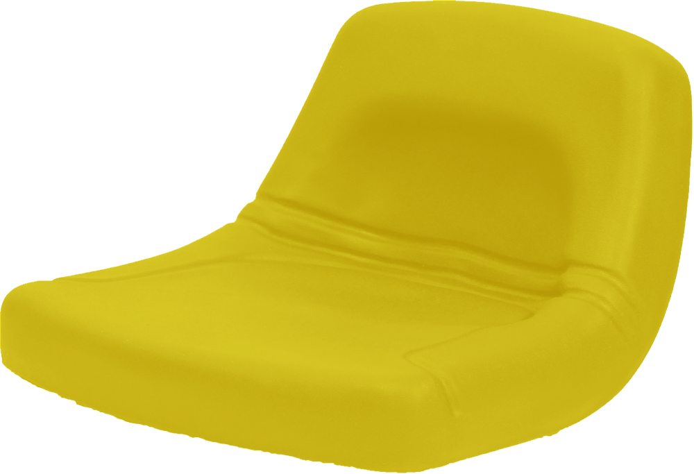 Low Back John Deere Lawn Mower Garden Tractor Seat Yellow Low Back John Deere Lawn Mower Garden Tractor Seat Yellow