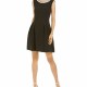 CONNECTED APPAREL Womens Black Sleeveless Short Fit + Flare Party Dress 14 CONNECTED APPAREL Womens Black Sleeveless Short Fit + Flare Party Dress 14