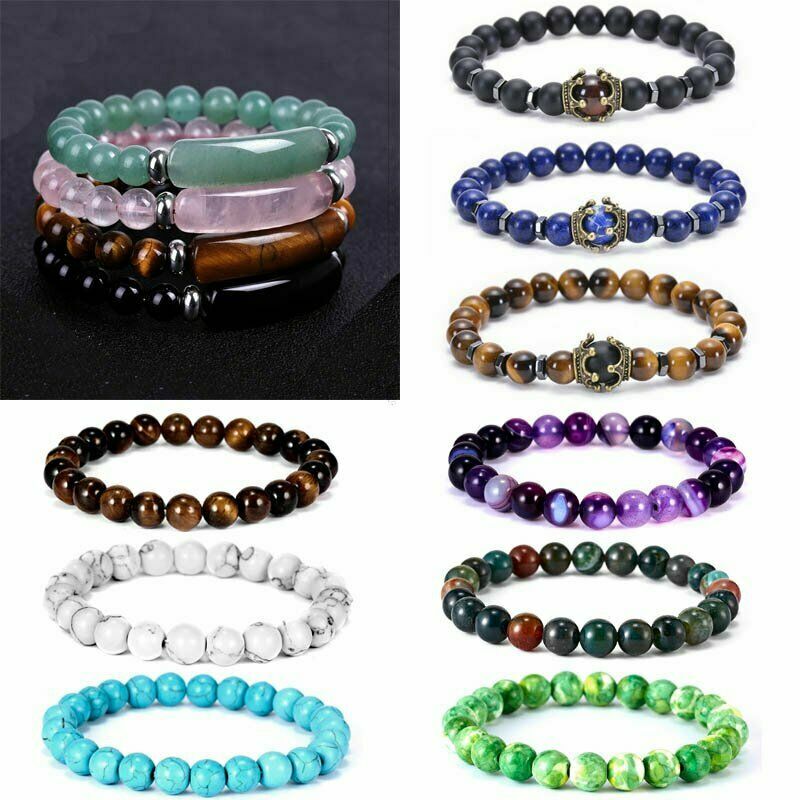 Fashion Tiger Eye Natural Stone Beaded Bracelet Women Elasticity Bangle Jewelry Fashion Tiger Eye Natural Stone Beaded Bracelet Women Elasticity Bangle Jewelry