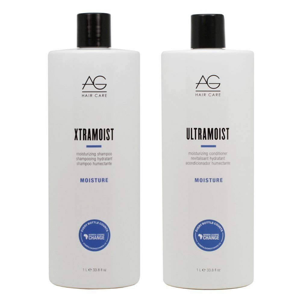 AG Hair Care Xtramoist Shampoo 33.8 oz & Ultramoist Conditioner 33.8 oz. AG Hair Care Xtramoist Shampoo 33.8 oz & Ultramoist Conditioner 33.8 oz.