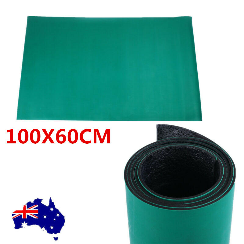 Green Desktop Anti Static ESD Grounding Mat for Phone PC Tablet Repair 100X60CM Green Desktop Anti Static ESD Grounding Mat for Phone PC Tablet Repair 100X60CM