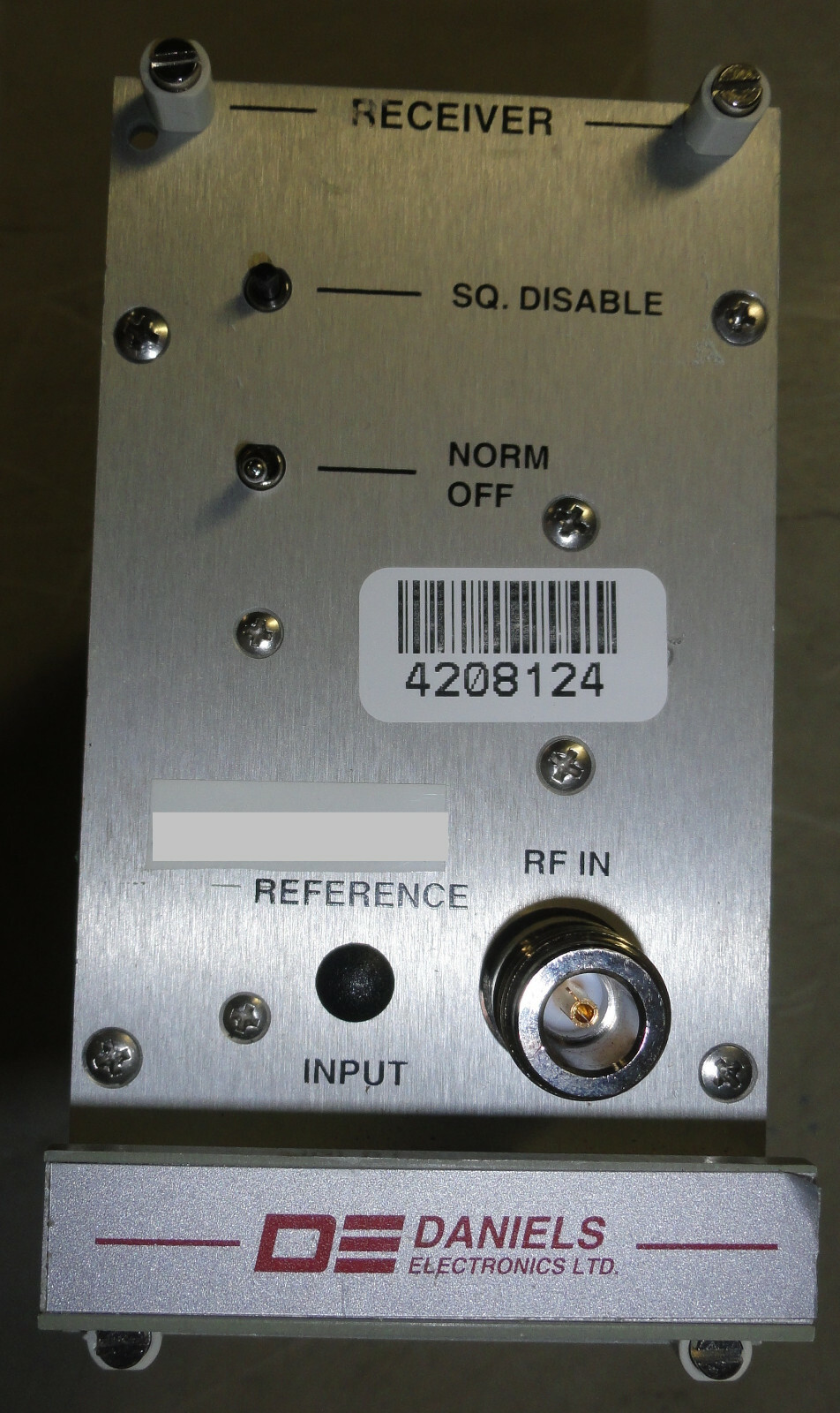 Daniels electronics Crystal Receiver 4208124 VR-3 140-CN H4JVR-3-150-C Daniels electronics Crystal Receiver 4208124 VR-3 140-CN H4JVR-3-150-C