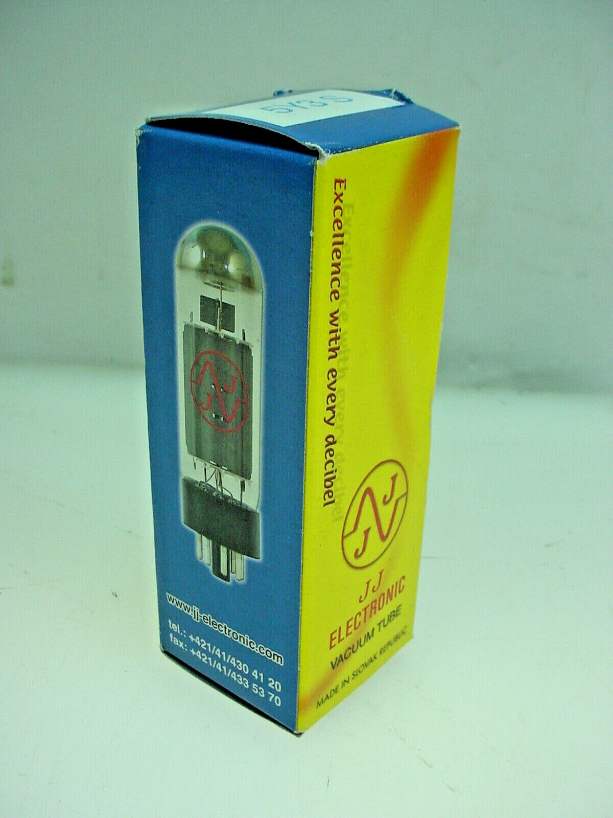 JJ ELECTRONICS VACUUM TUBE 5Y3 S SLOVAK REPUBLIC – NEW JJ ELECTRONICS VACUUM TUBE 5Y3 S SLOVAK REPUBLIC – NEW