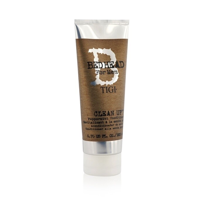 NEW Tigi Bed Head B For Men Clean Up Peppermint Conditioner 200ml Mens Hair Care NEW Tigi Bed Head B For Men Clean Up Peppermint Conditioner 200ml Mens Hair Care