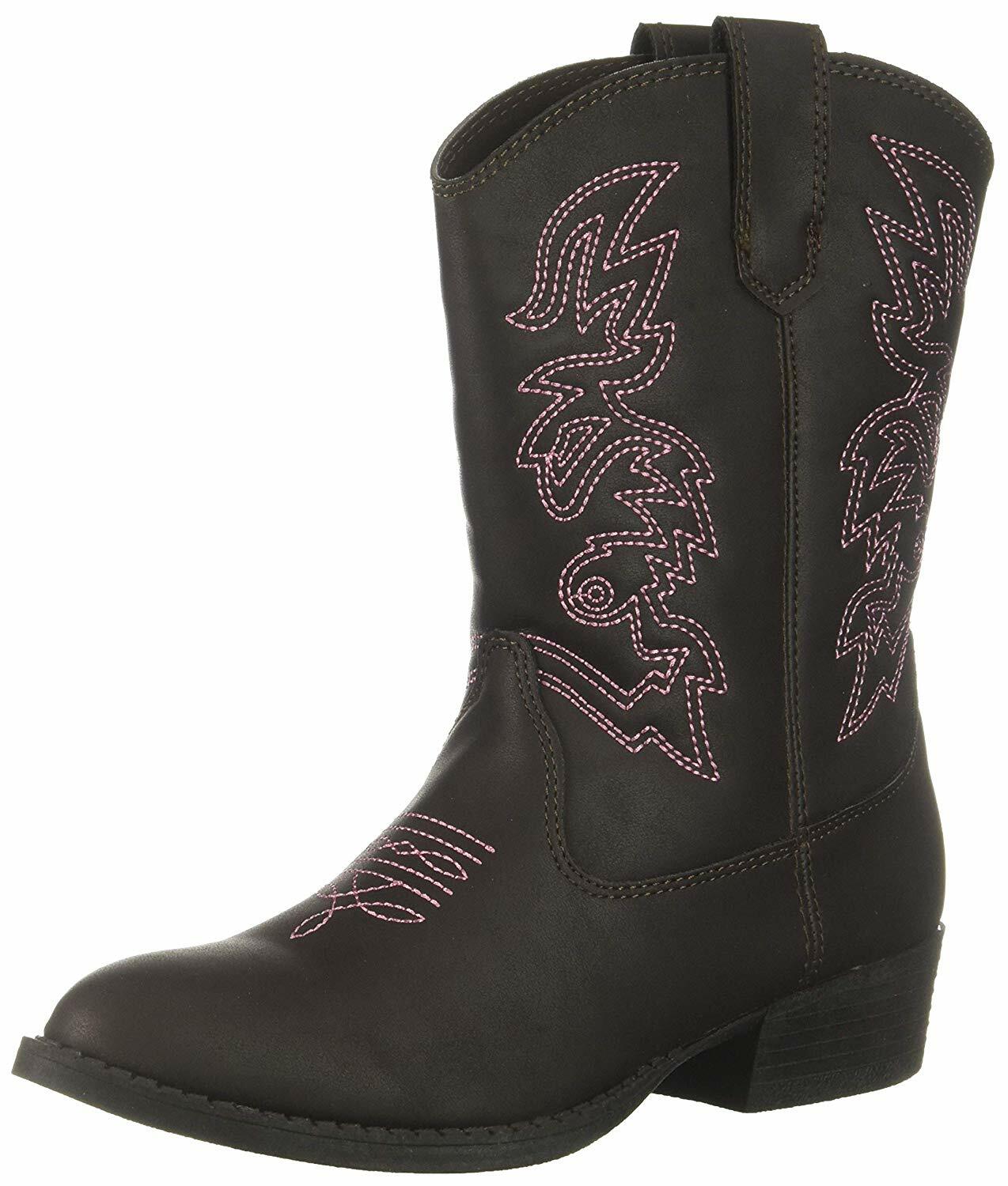 Deer Stags Kids’ Ranch Pull on Western Cowboy Fashion, Dark Brown, Size 13.0 SW9 Deer Stags Kids’ Ranch Pull on Western Cowboy Fashion, Dark Brown, Size 13.0 SW9