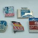 VINTAGE SOVIET UNION BADGES X 5 VINTAGE SOVIET UNION BADGES X 5
