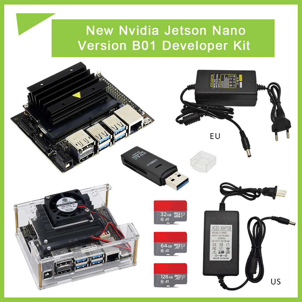 New Jetson Nvidia Nano AI Developer Kit B01 version with accessories New Jetson Nvidia Nano AI Developer Kit B01 version with accessories