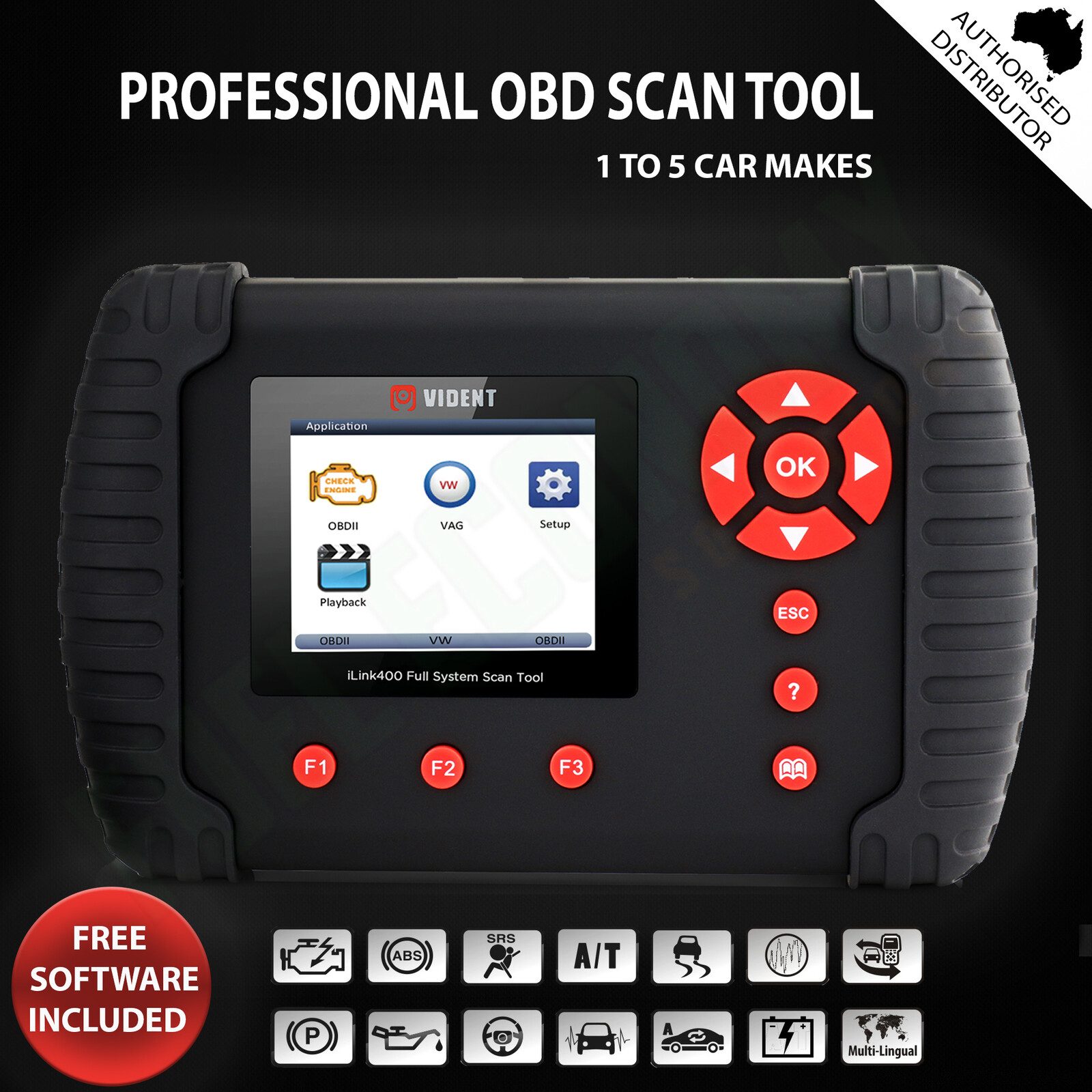 i400AU OBD1 OBD2 Scan Tool For All System Engine ABS Airbag w/ OIL Service EPB i400AU OBD1 OBD2 Scan Tool For All System Engine ABS Airbag w/ OIL Service EPB