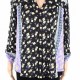 Style & Co. Women’s Blouse Black Size 0X Plus Patched Print Button Up #452 Style & Co. Women’s Blouse Black Size 0X Plus Patched Print Button Up #452