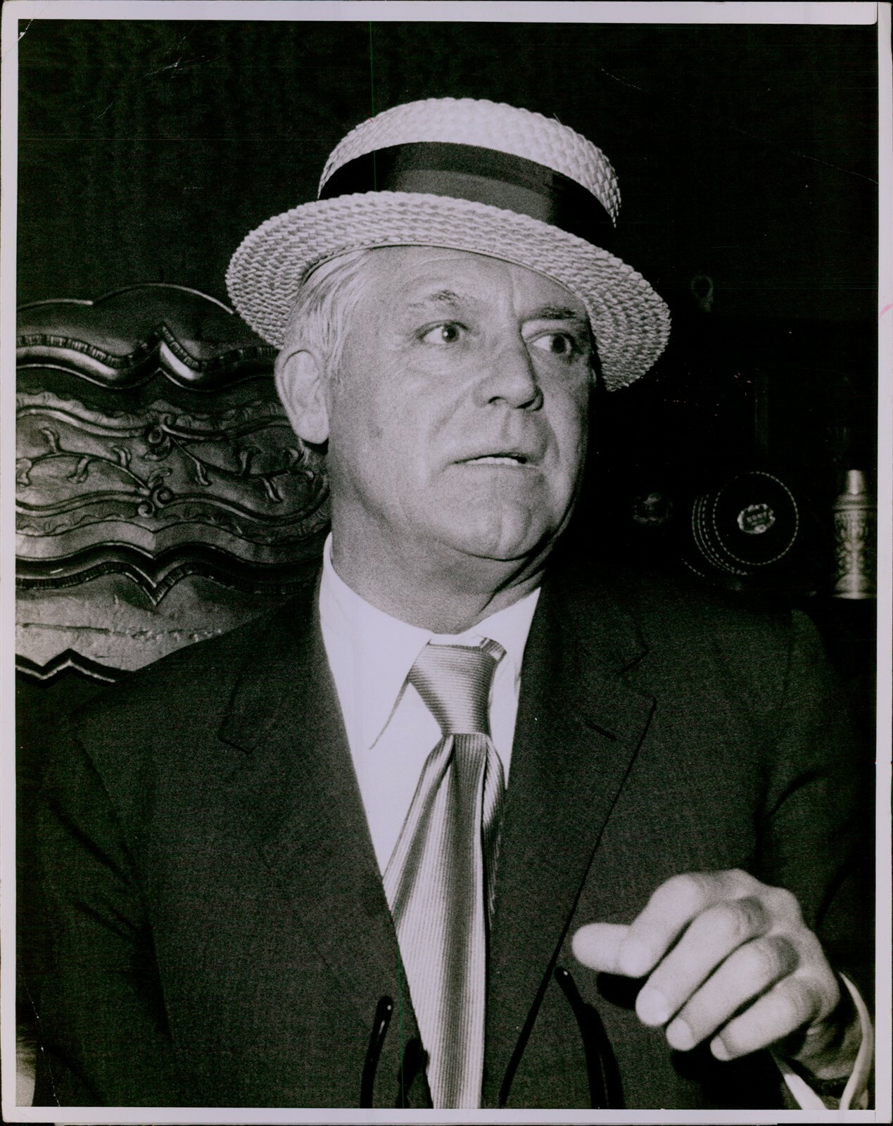 GA54 1970 Original Photo A STRAW HAT Cary Grant Council of Stock Theaters Awards