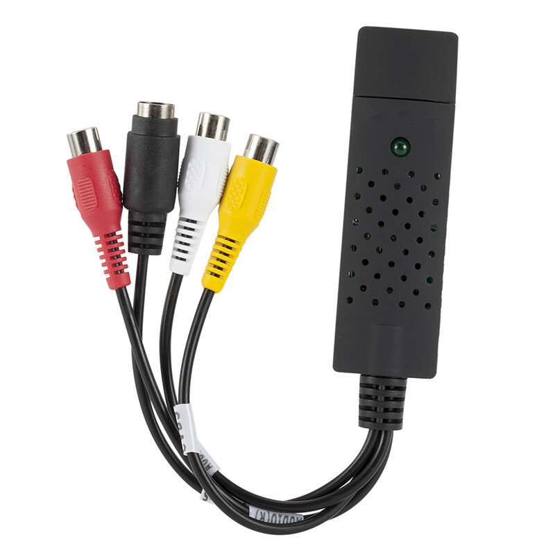Capture Card Adapter PC USB 2.0 VHS Tapes Tape to DVD VCR Audio Video Converter# Capture Card Adapter PC USB 2.0 VHS Tapes Tape to DVD VCR Audio Video Converter#