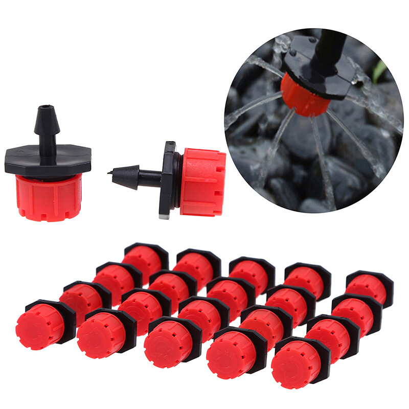 50Pcs/Lot Garden Adjustable Micro Drip Irrigation Watering Emitter Drippers 50Pcs/Lot Garden Adjustable Micro Drip Irrigation Watering Emitter Drippers