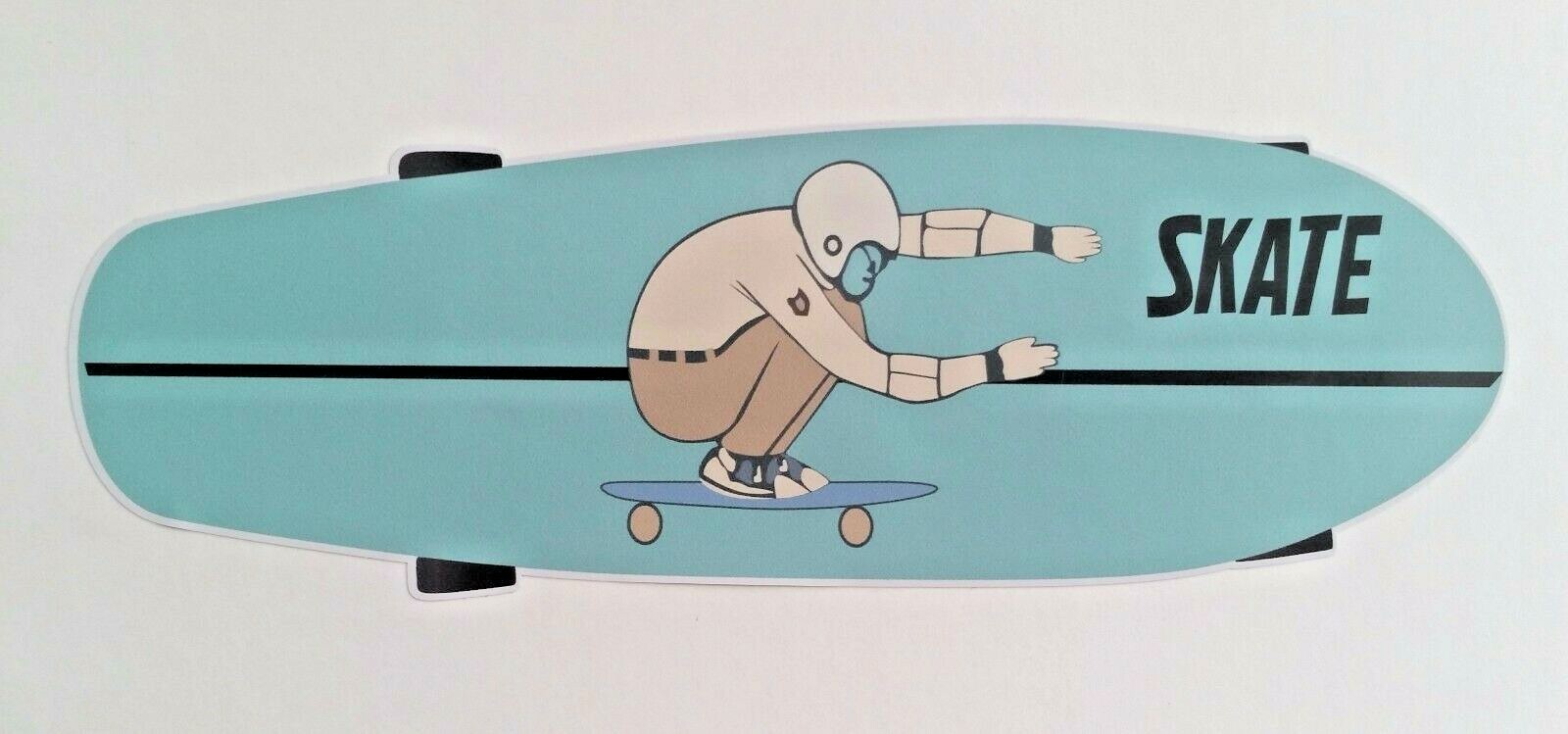 “SKATE” SKATEBOARD Vinyl Sticker Decal Surfboard Fibreflex 20CM “SKATE” SKATEBOARD Vinyl Sticker Decal Surfboard Fibreflex 20CM
