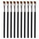 10pcs Durable Convenient Eyebrow Combs Makeup Brushes for Shop Salon Home 10pcs Durable Convenient Eyebrow Combs Makeup Brushes for Shop Salon Home