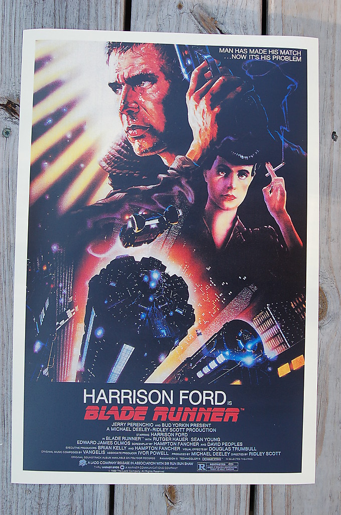 Blade Runner Lobby Card Movie Poster Harrison Ford Ridley Scott Blade Runner Lobby Card Movie Poster Harrison Ford Ridley Scott