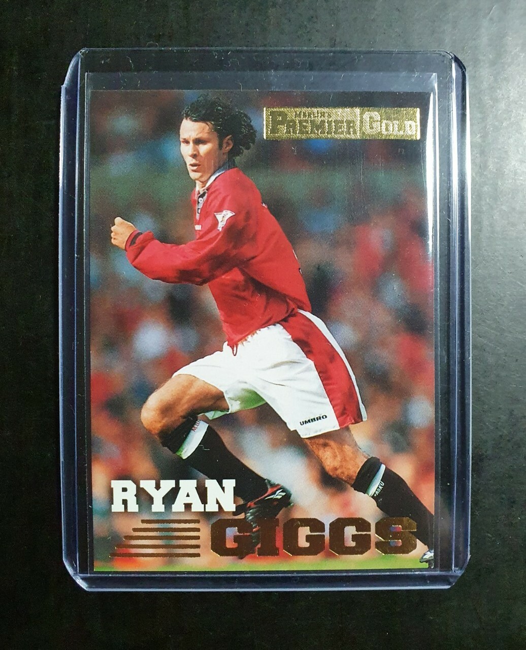 RYAN GIGGS 1997 Merlin Premier Gold Soccer Football Sports Card #84 mint cond ⚽️