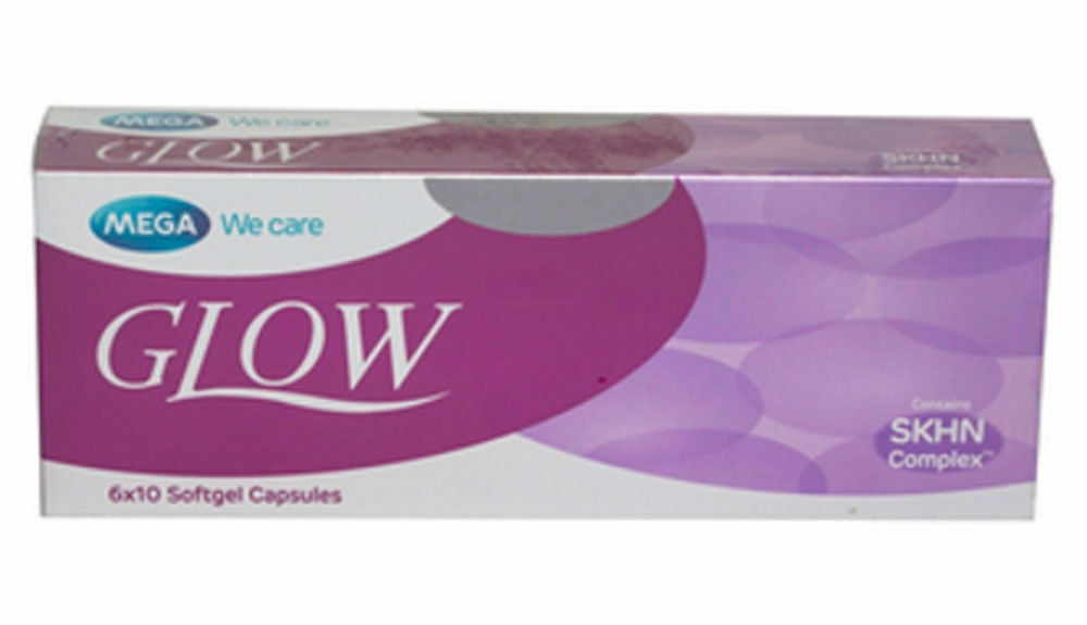 60 capsules Mega We Care Glow Skincare supplement Skin whitening & Smooth Body