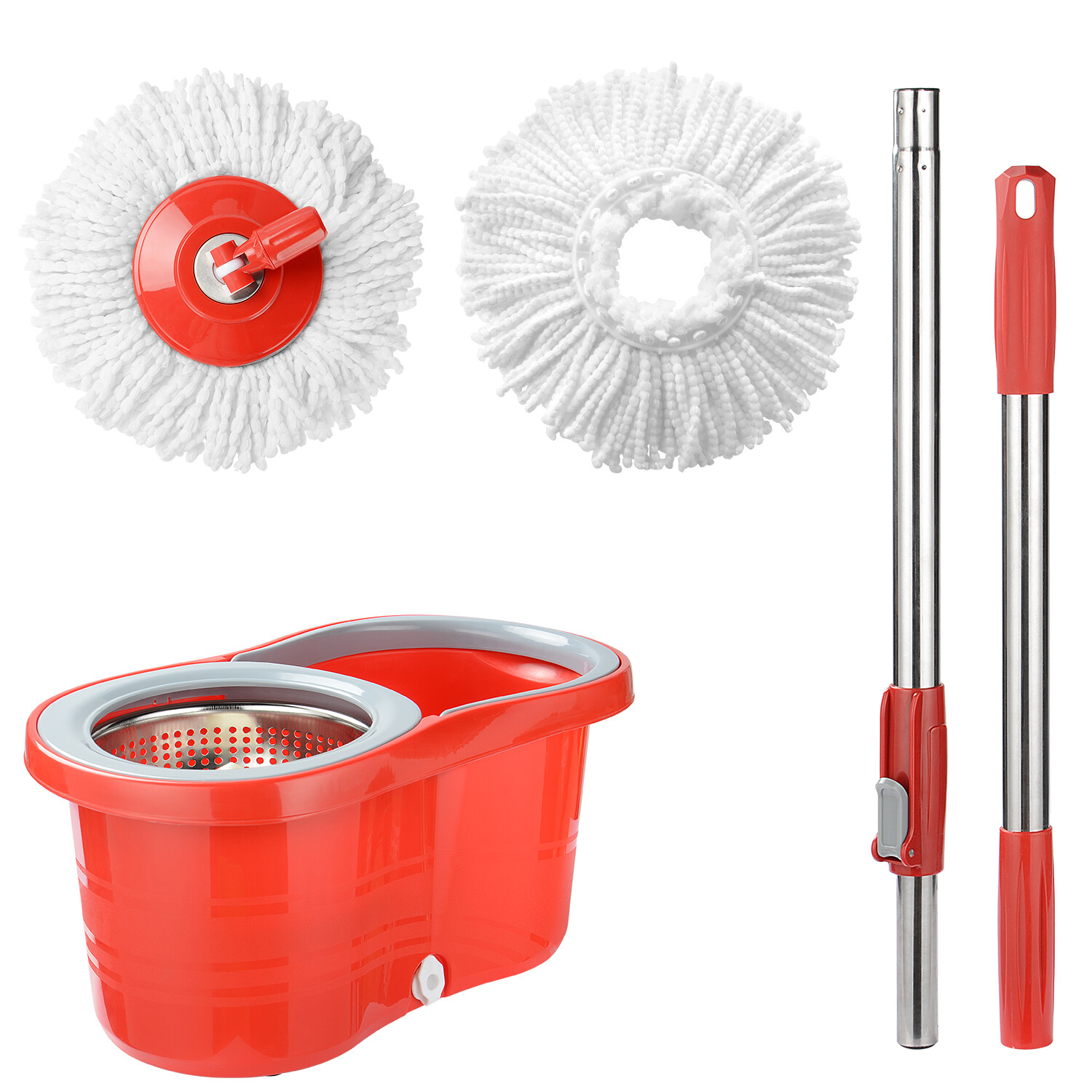 Home Room Bucket System Detachable Spinning Basket & Easy Wring 360° Magic Mop Home Room Bucket System Detachable Spinning Basket & Easy Wring 360° Magic Mop