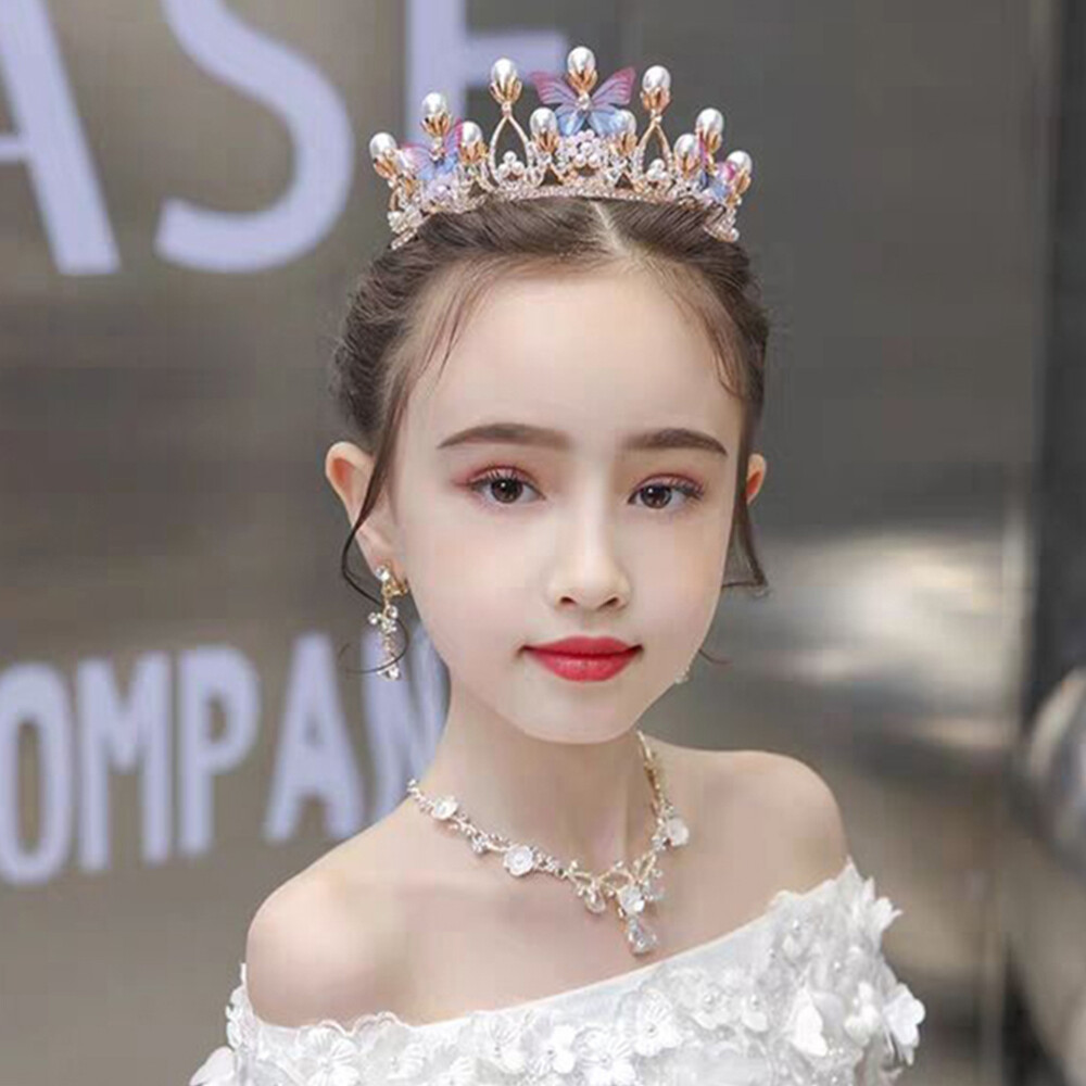 1Pc Fashion Headdress Girls Crown Girls Headwrap for Party Kids