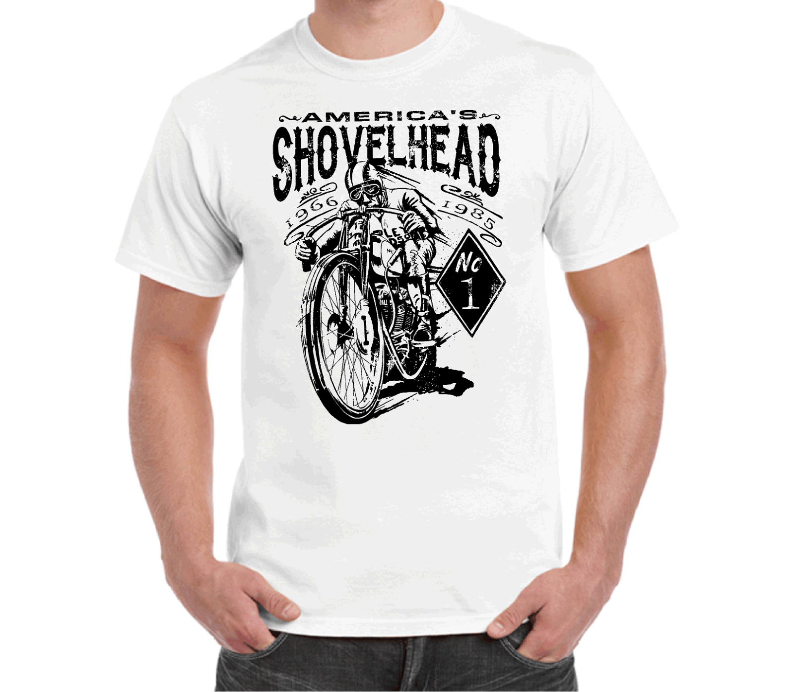 AMERICAS SHOVELHEAD T-SHIRT T SHIRT CLOTHING APPAREL HOT ROD ROCKABILLY TSHIRT AMERICAS SHOVELHEAD T-SHIRT T SHIRT CLOTHING APPAREL HOT ROD ROCKABILLY TSHIRT