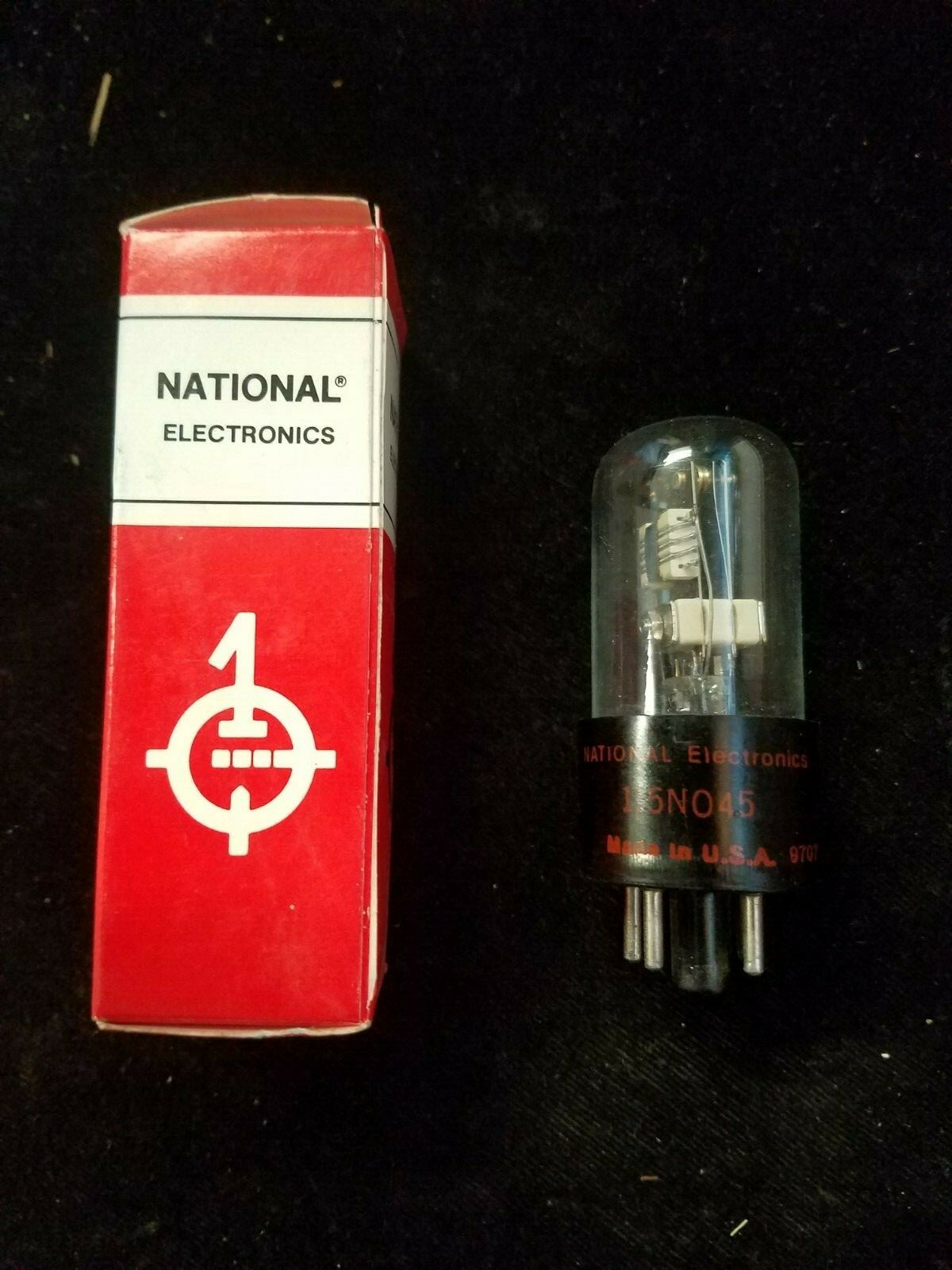 Vintage National Electronics 115NO45 Tube New Old Stock Vintage National Electronics 115NO45 Tube New Old Stock