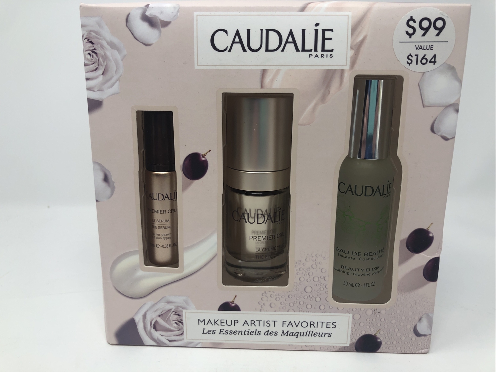 Caudalie Premier Cru Eye Cream 3 Piece Set•0.5oz/ 15mL Eye+Serum+Beauty Elixir Caudalie Premier Cru Eye Cream 3 Piece Set•0.5oz/ 15mL Eye+Serum+Beauty Elixir