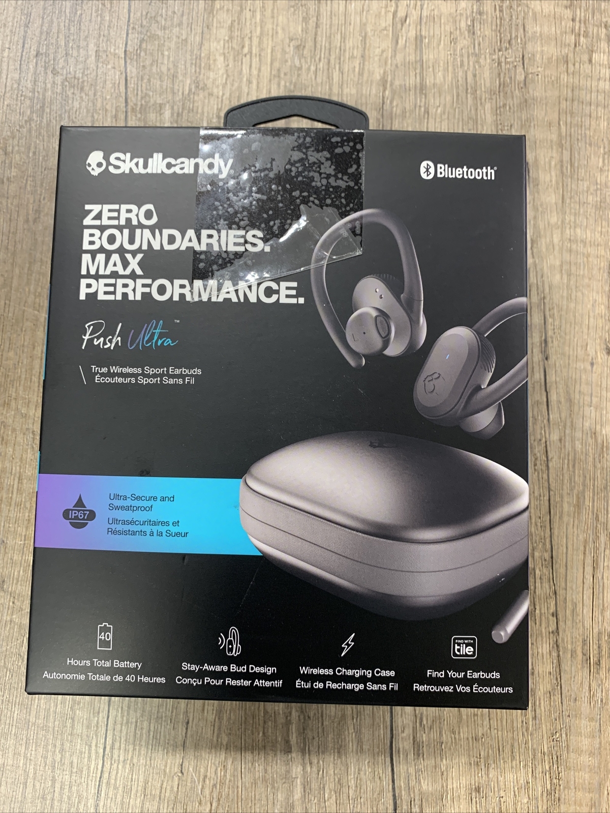 Skullcandy Push Ultra True Wireless Headphones – Black Skullcandy Push Ultra True Wireless Headphones – Black