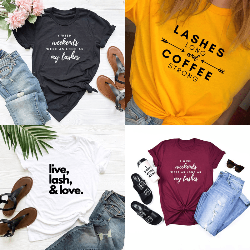 Live Lash and Love T-shirt Graphic Tee Womens Clothing Eyelash Shirt Lash Tops Live Lash and Love T-shirt Graphic Tee Womens Clothing Eyelash Shirt Lash Tops