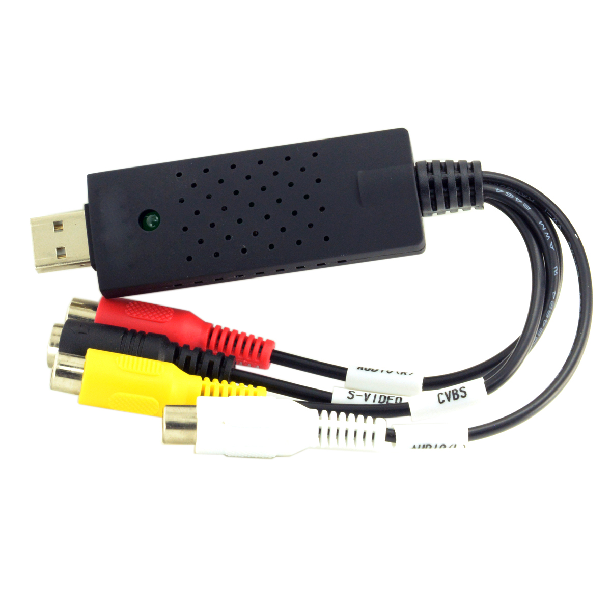USB 2.0 Audio Video CAP TV DVD VHS S-Video Capture DVR Sureveillance 4 Channel USB 2.0 Audio Video CAP TV DVD VHS S-Video Capture DVR Sureveillance 4 Channel