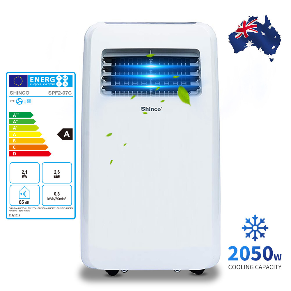 Shinco 2050W-7000BTU Portable Air Conditioner, Mobile Fan Cooler, Dehumidifier Shinco 2050W-7000BTU Portable Air Conditioner, Mobile Fan Cooler, Dehumidifier