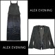 Alex Evenings Womens Shimmer Cocktail Party Long Dress & Blazer Size 8 Gray Alex Evenings Womens Shimmer Cocktail Party Long Dress & Blazer Size 8 Gray