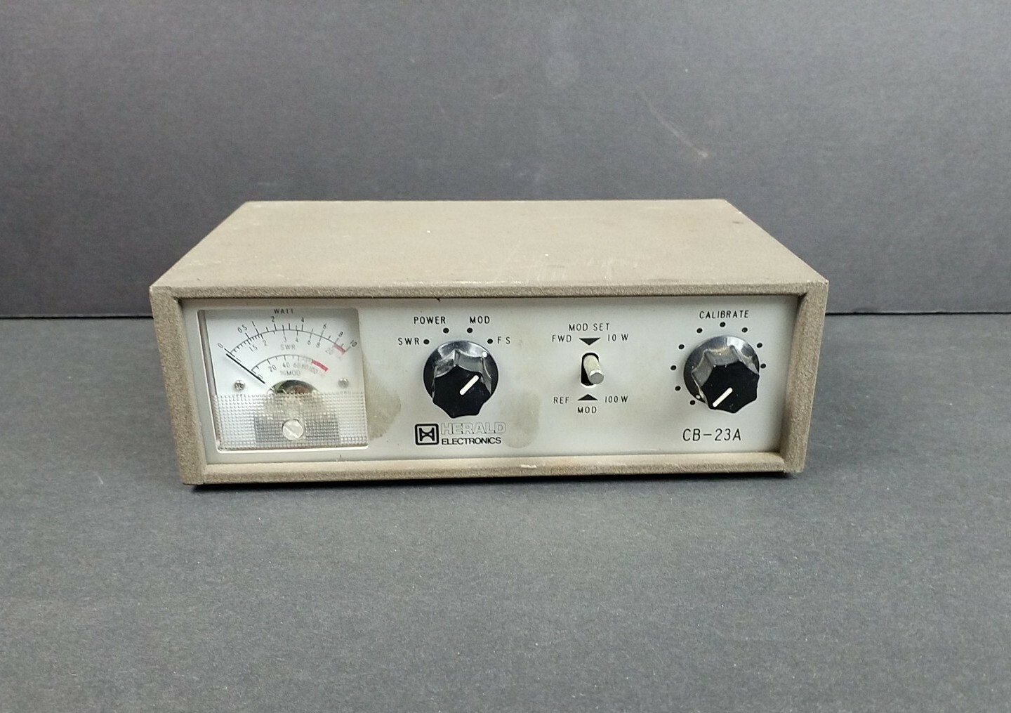 Herald Electronics RF Power Meter Transmitter CB-23A UNTESTED