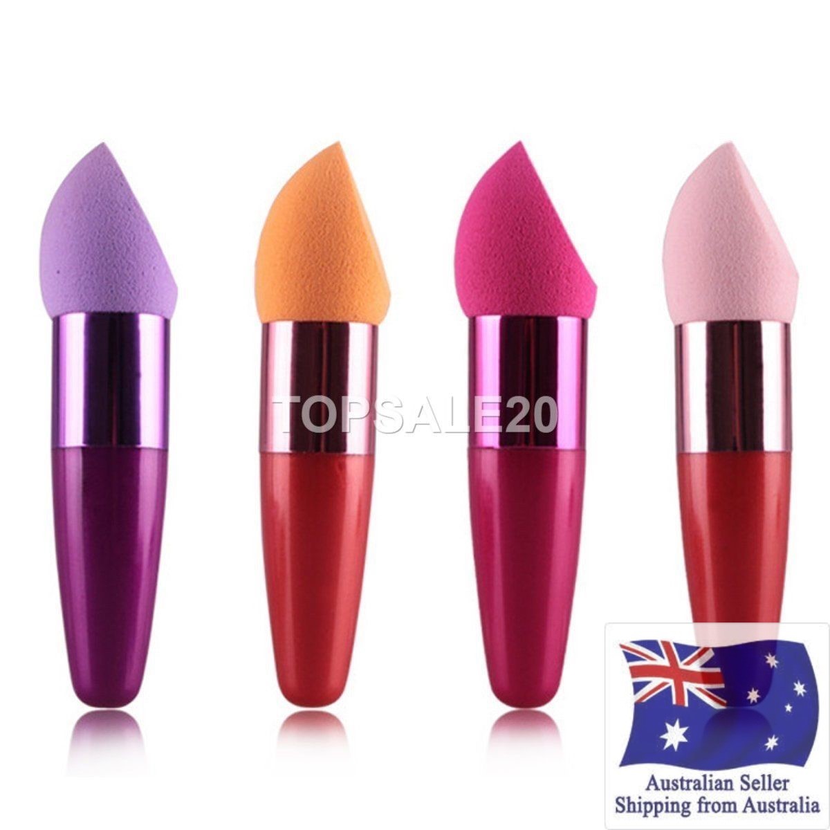 Makeup Foundation Blender Sponge Puff Blending Flawless Cosmetic Beauty Brushes Makeup Foundation Blender Sponge Puff Blending Flawless Cosmetic Beauty Brushes