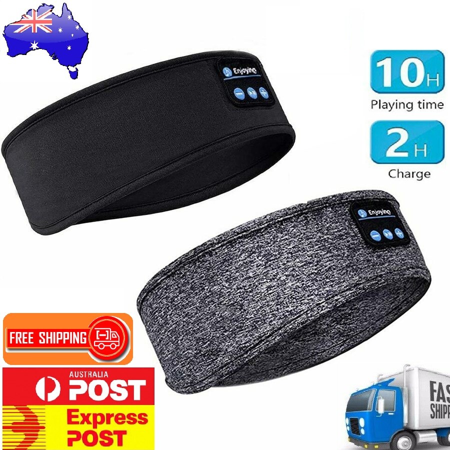 Sleep Headphones Bluetooth Wireless Sleeping Headband With Detachable Speaker AU Sleep Headphones Bluetooth Wireless Sleeping Headband With Detachable Speaker AU