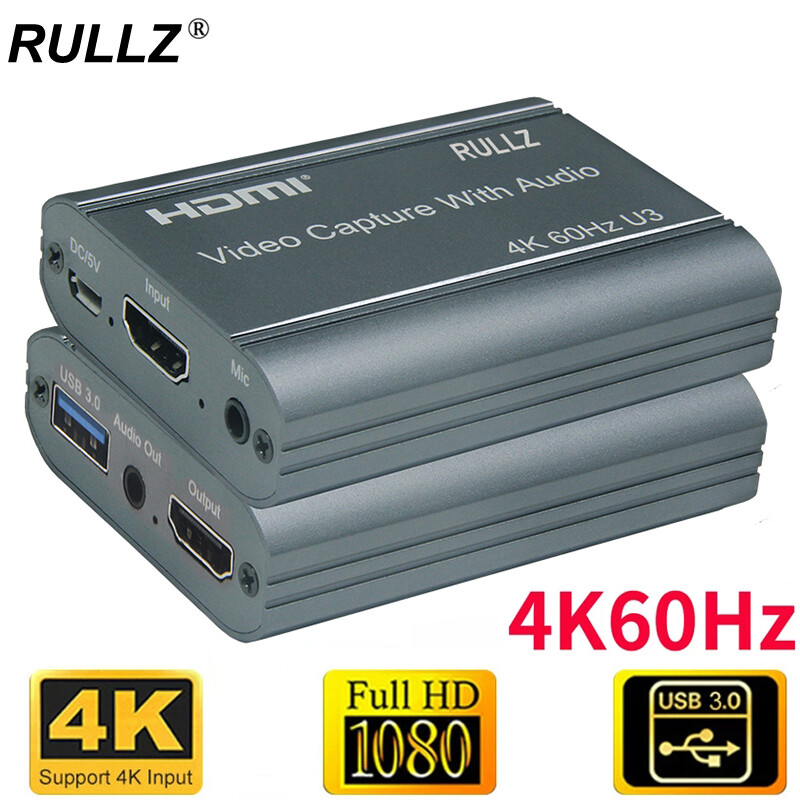 4K HDMI To USB 3.0 2.0 Audio Video Capture Card 1080p 60fps Live Streaming Game 4K HDMI To USB 3.0 2.0 Audio Video Capture Card 1080p 60fps Live Streaming Game