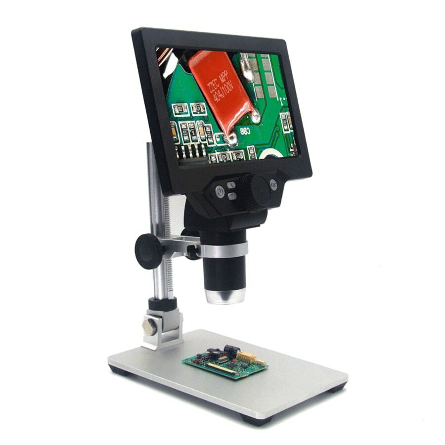 600X Digital Microscope Video Magnifier 4.3″ LCD Electronics Soldering Repair