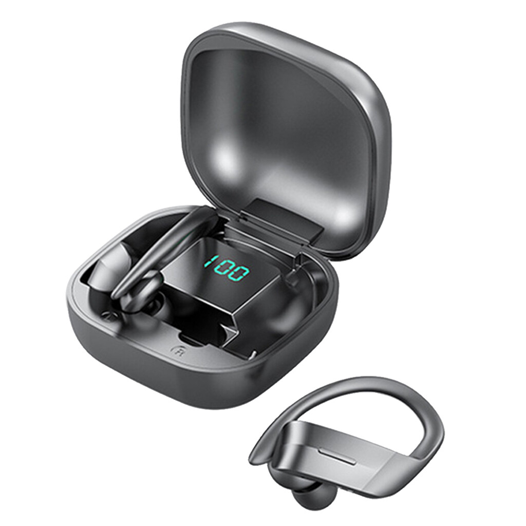 Bluetooth 5.0 Headset TWS Wireless Earphones Stereo Headphones Earbuds Black