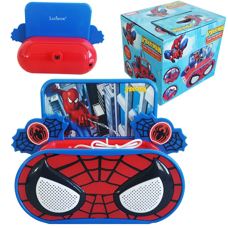 Marvel Spider-man Portable Audio Stereo Speaker Kid Toy Tablet PC Desktop Laptop Marvel Spider-man Portable Audio Stereo Speaker Kid Toy Tablet PC Desktop Laptop