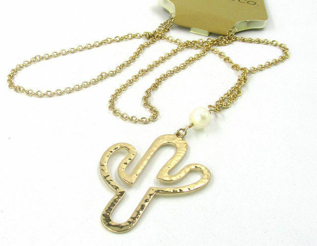 Free Shipping Fashion Jewelry Unique Golden Metal Pendant Necklace PA223