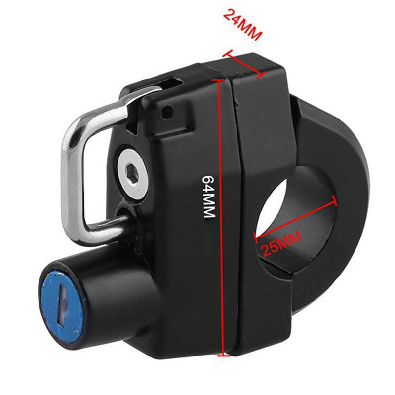 Stable Padlock Accessories Motorcycle Helmet Lock 1pc Security Headlock Black LS Stable Padlock Accessories Motorcycle Helmet Lock 1pc Security Headlock Black LS