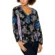 Style & Co. Womens Blouse Blue Size 1X Plus Paisley Floral Print #185 Style & Co. Womens Blouse Blue Size 1X Plus Paisley Floral Print #185