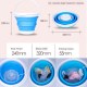 10L Mini Ultrasonic Turbine Washing Machine Low Noise Foldable Bucket Laundry 10L Mini Ultrasonic Turbine Washing Machine Low Noise Foldable Bucket Laundry