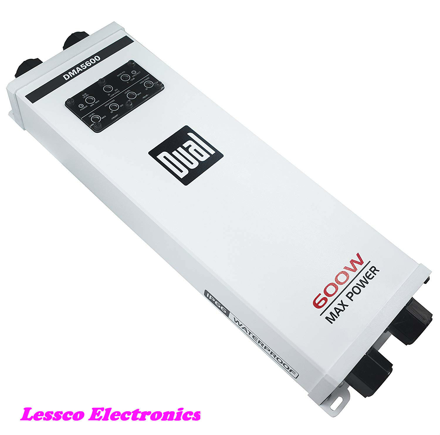 Dual Electronics DMA5600 5-Channel Class-D 600 Watts Marine Amplifer – White Dual Electronics DMA5600 5-Channel Class-D 600 Watts Marine Amplifer – White
