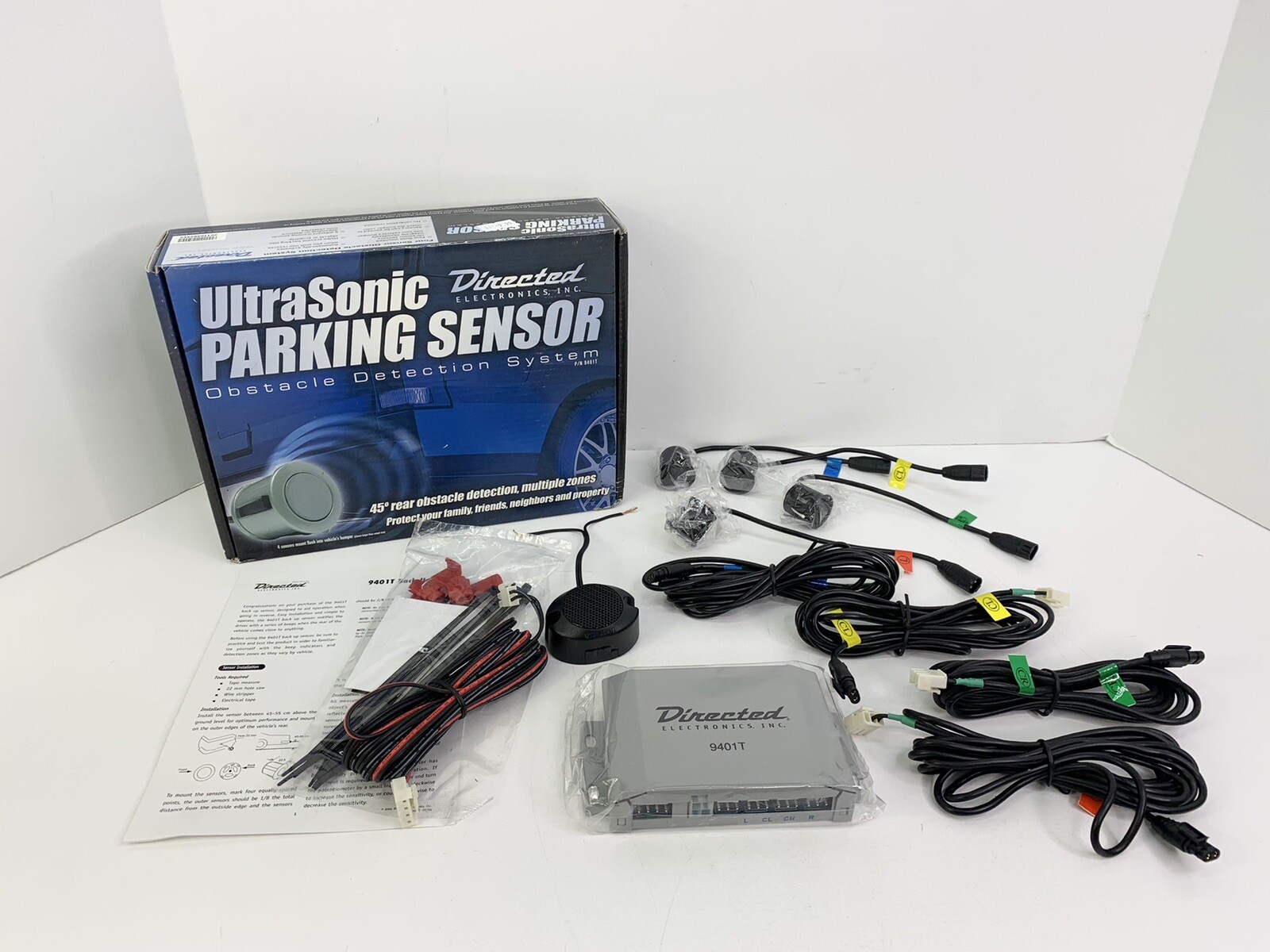 Directed Electronics Ultrasonic Parking Sensor Detection System 9401T No Display Directed Electronics Ultrasonic Parking Sensor Detection System 9401T No Display