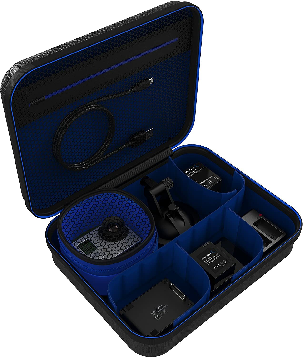 Sabrent Universal Travel Case for GoPro or Small Electronics and Accessories Sabrent Universal Travel Case for GoPro or Small Electronics and Accessories