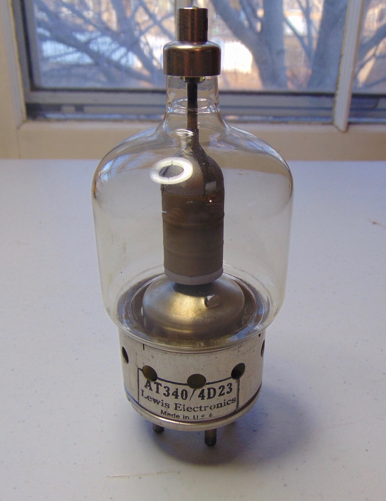 AT340 4D23 Power Vacuum Tube Lewis Electronics AT340 4D23 Power Vacuum Tube Lewis Electronics