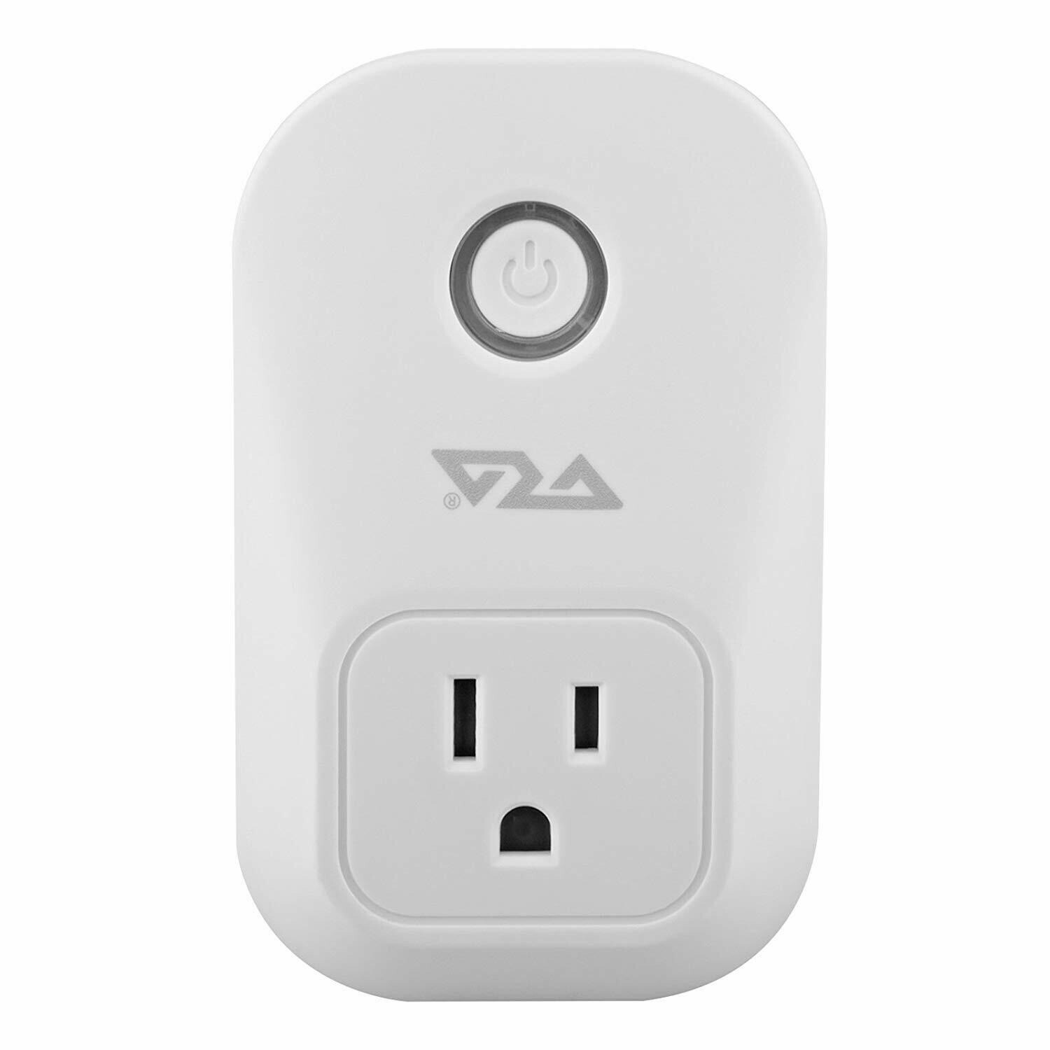 Ora Wi-Fi Smart Socket Outlet US Plug, Turn ON/OFF Electronics – White