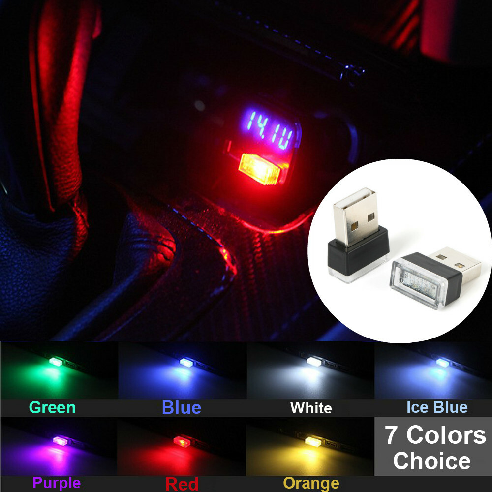 Mini USB Car Interior Light LED Neon Atmosphere Ambient Lamp Bulb Accessories Mini USB Car Interior Light LED Neon Atmosphere Ambient Lamp Bulb Accessories