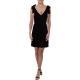 Aqua Womens Black Velvet Bow Detail Party Mini Dress M 2670 Aqua Womens Black Velvet Bow Detail Party Mini Dress M 2670